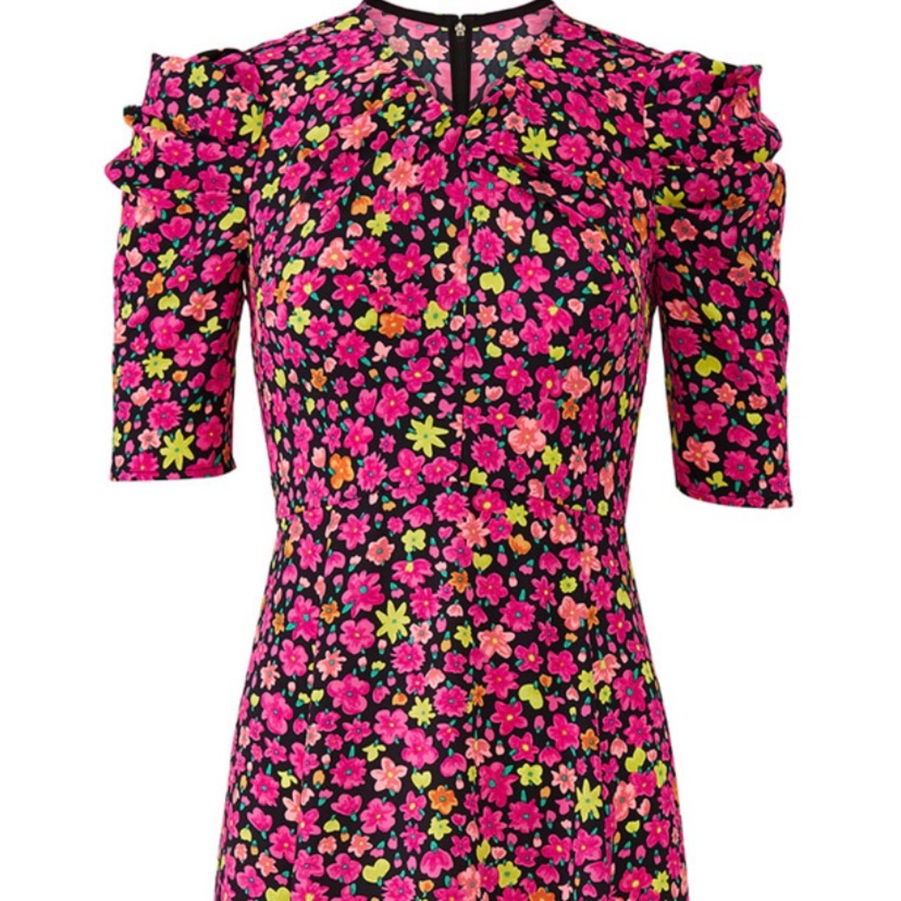 kate spade new york marker floral dress